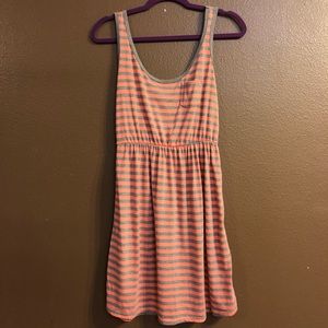 Peach Stripe Dress